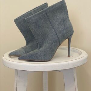 Good American Denim Angle Booties